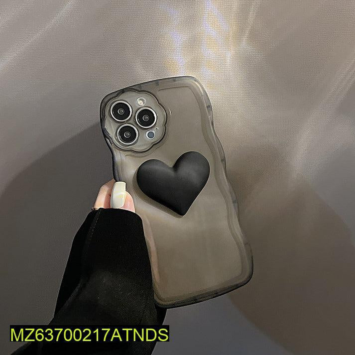 IPhone Black Heart Mobile Phone Cover