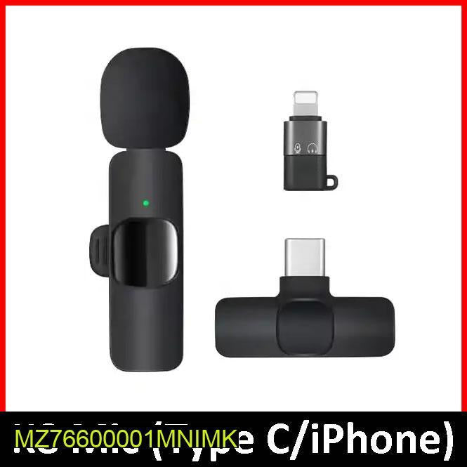 Wireless Rechargeable Microphone Type-C