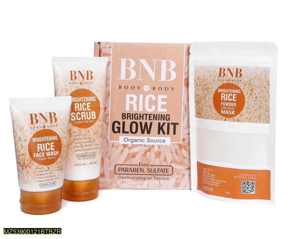 Rice Whitening And Glowing Facial Kit
