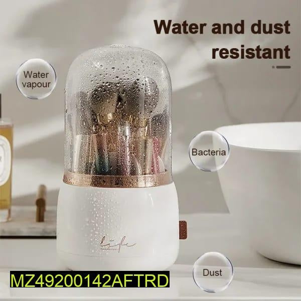 Rotating Makeup Brush Container