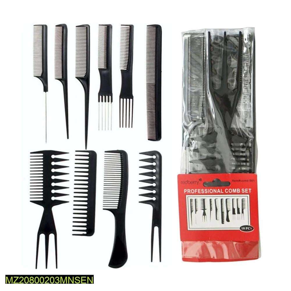 Professional Salon Hair Comb Pack of 10