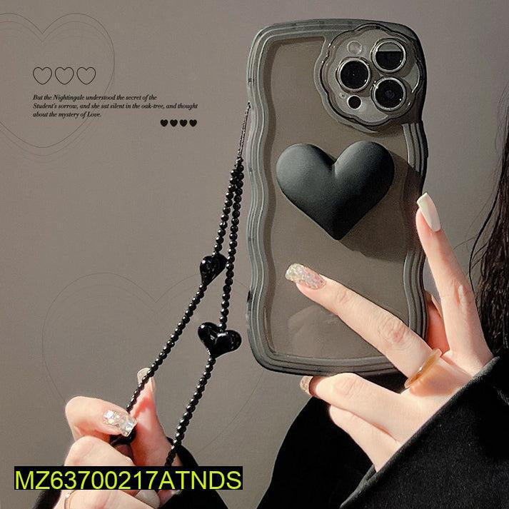 IPhone Black Heart Mobile Phone Cover