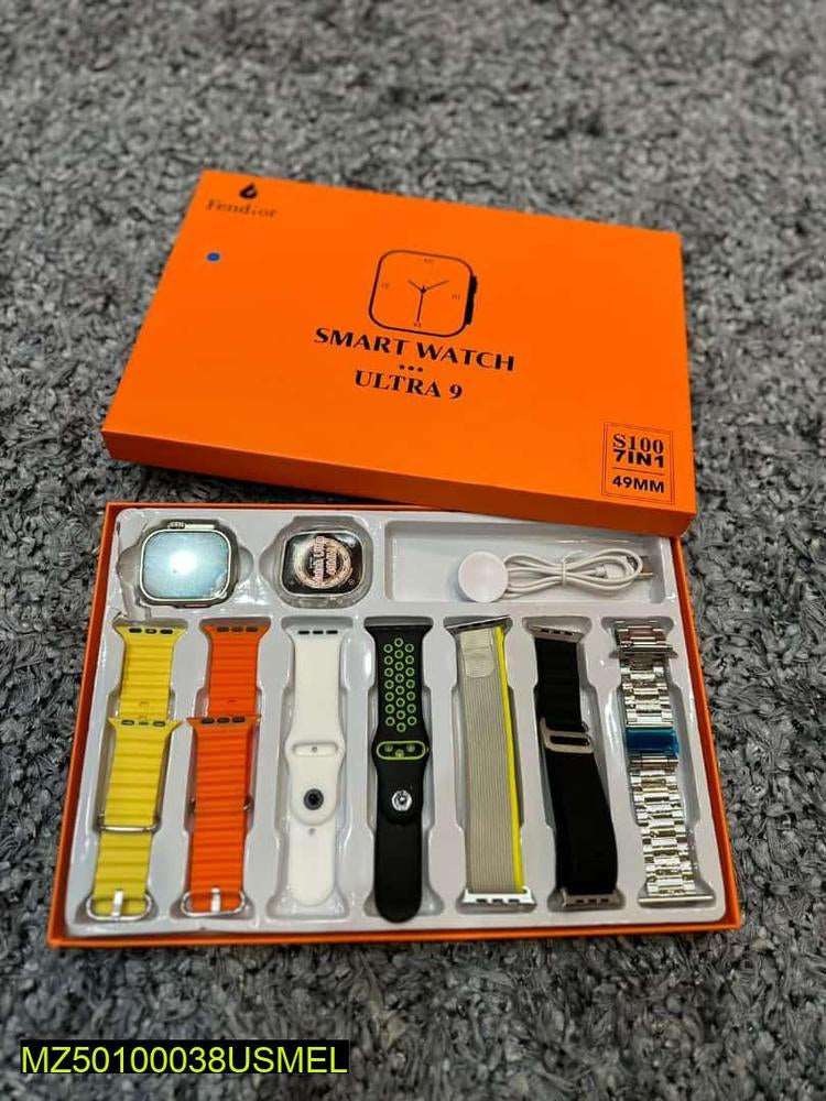 Fendior S100 Ultra 9 Smart Watch 7 in 1
