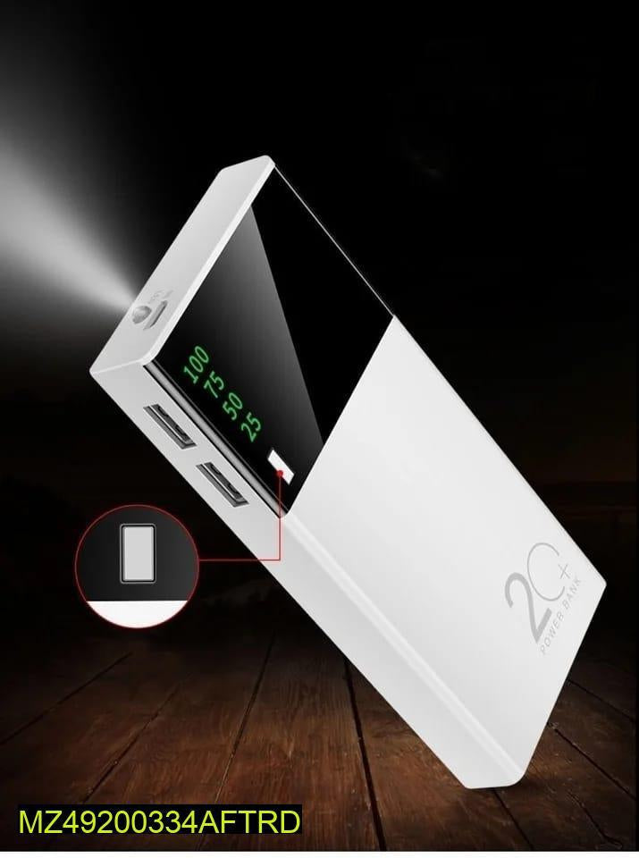 Portable 10000mah Power Bank With Digital Display